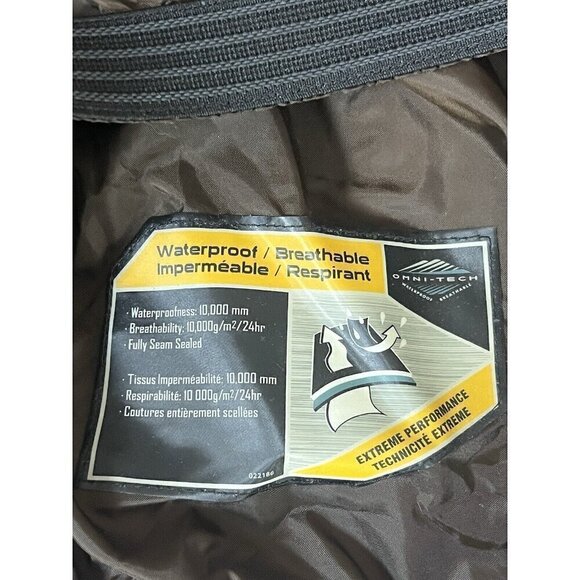 Columbia Men's L Summit Lift Interchange Red Brown 3 in 1 Waterproof Jacket - Picture 7 of 13